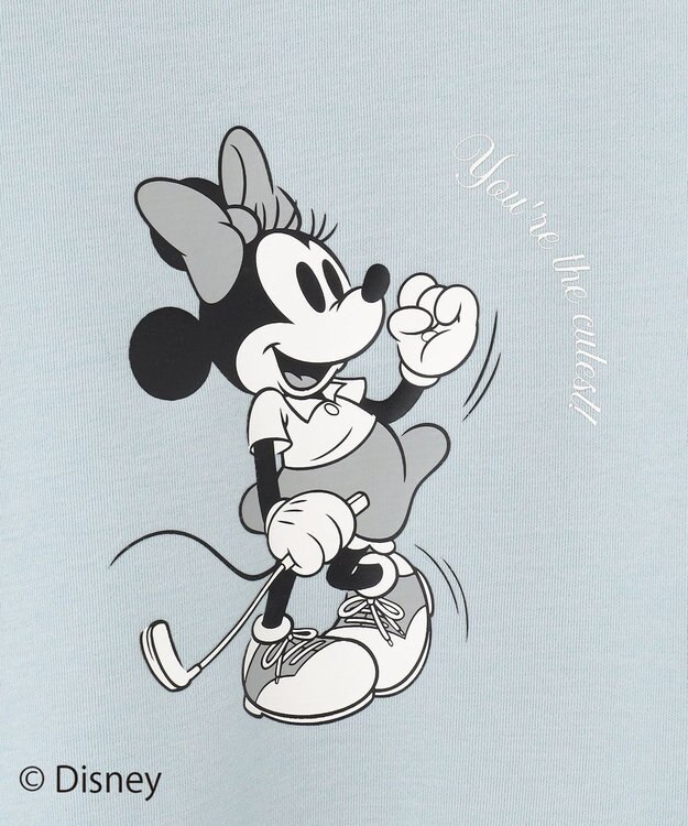 23区GOLF 【ディズニーコレクション】【WOMEN】〈ミニーマウス〉スウェットプルオーバー サックスブルー系
