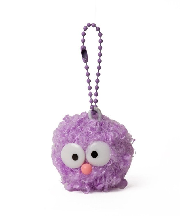 WEGO ミニポワポワモンスターぬいぐるみキーホルダー パープル