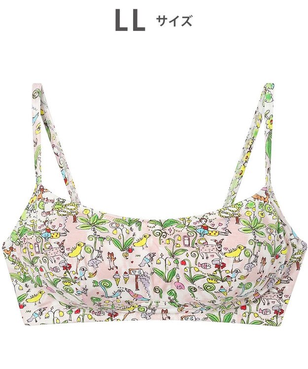 tsumori chisato SLEEP ツモリチサト ノンワイヤーブラ フルカップ ブラジャー ベア天竺素材(身生地) レディース UBX411 /ワコール メロン