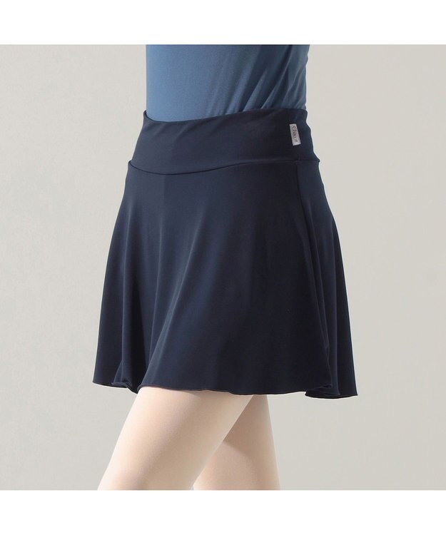 Chacott ショートスパッツ付スカート ネイビー