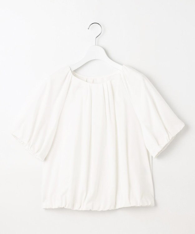 J.PRESS LADIES 【WEB限定・洗える・接触冷感】バルーンジャージー カットソー 【WEB限定】オフホワイト系