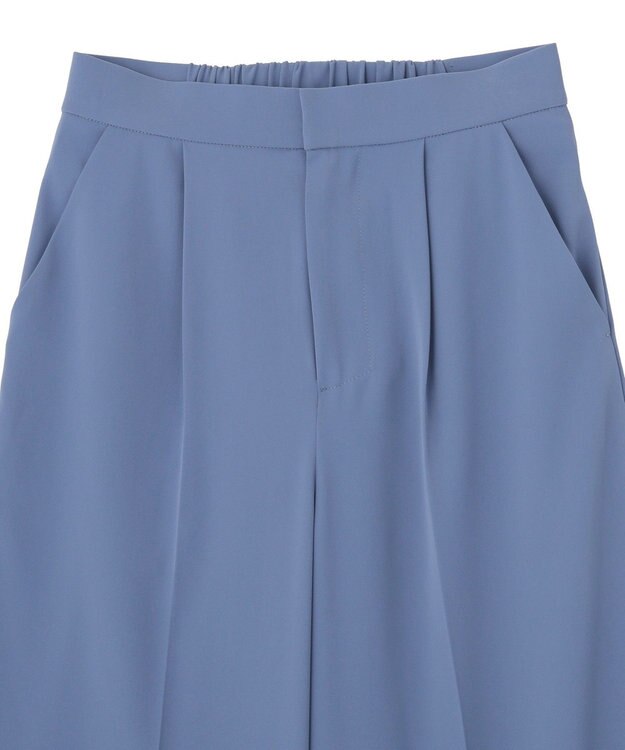 YECCA VECCA 【接触冷感】COOLスリットワイドパンツ Blue