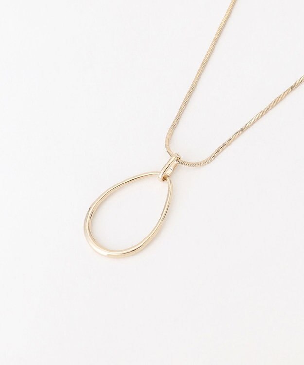 ANY フープネックレス ライトゴールド