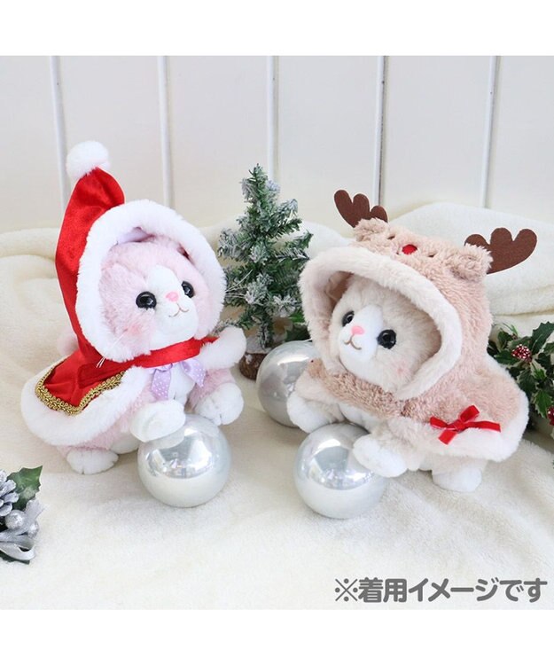 Mother garden とことこお散歩シリーズ わんちゃん ・ユニコーン・ねこちゃん用 お洋服 《サンタクロース /トナカイ ケープ》単品 サンタクロース