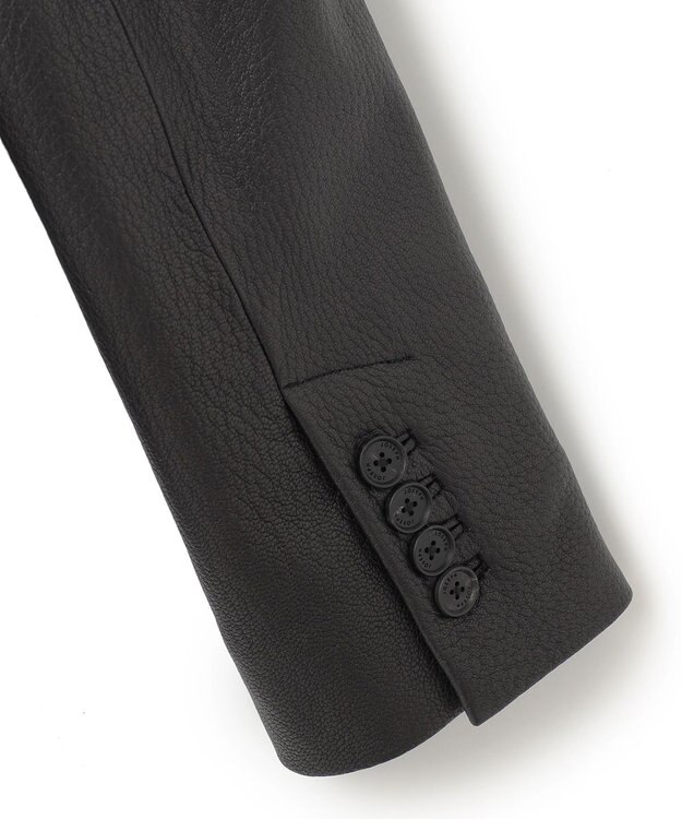 JOSEPH HOMME 【LEON 掲載】<WEB限定>ライトゴートシュリンクレザー　ジャケット ブラック系