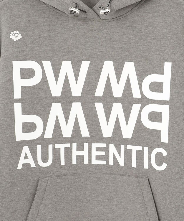 PW CIRCULUS 【NEWデザイン】【MEN】 LOGO graphic  デタッチャブルフーディー グレー系