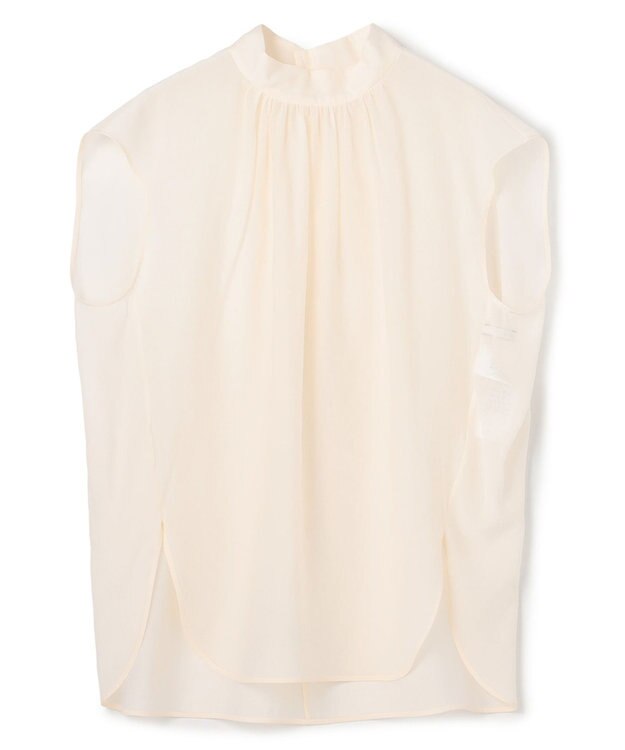 BEIGE， SERAPHIN / ライトシアー ハイネックブラウス Ecru