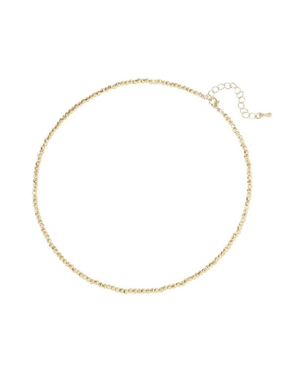 AMERICAN HOLIC スリムメタルビーズネックレス Gold