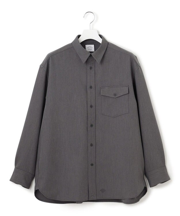 J.PRESS YORK STREET 【UNISEX】2WAY 羽織シャツ グレー系