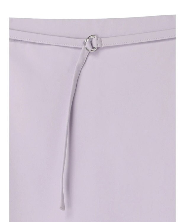 Green Parks 〈選べるきれシル〉Ｉラインロング丈スカート Lavender