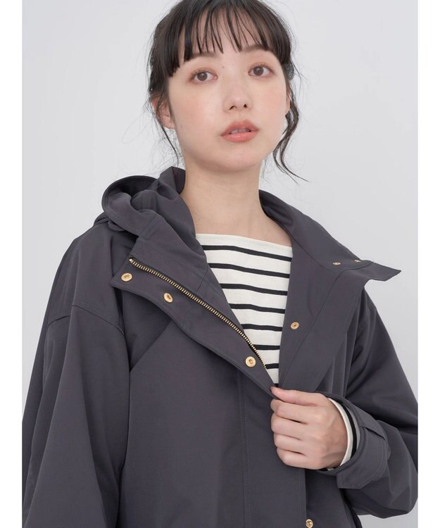 earth music&ecology マウンテンパーカー Charcoal Gray