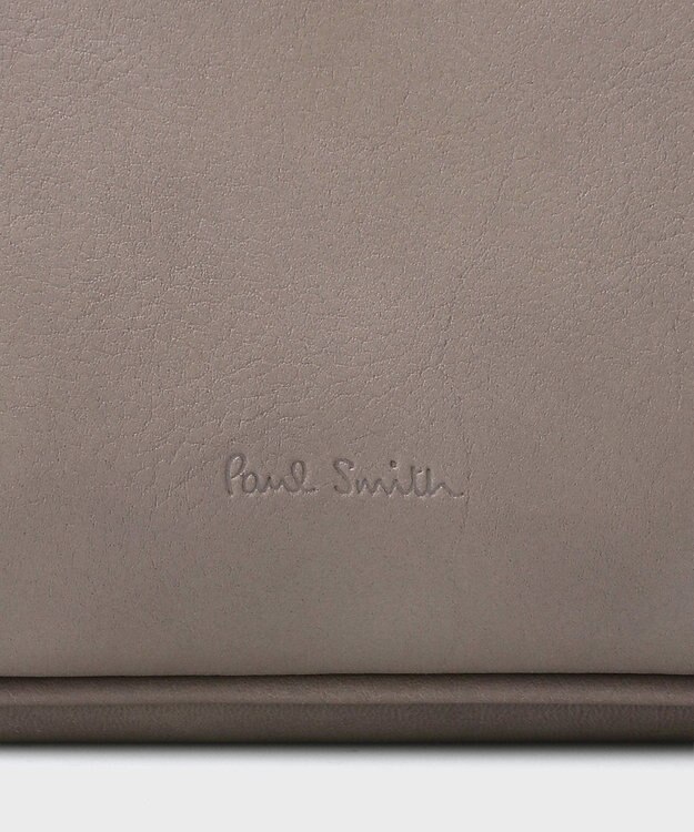 Paul Smith ストライプカラードエッジ トートバッグ グレイッシュベージュ
