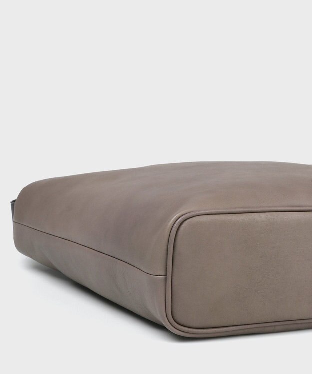 Paul Smith ストライプカラードエッジ トートバッグ グレイッシュベージュ