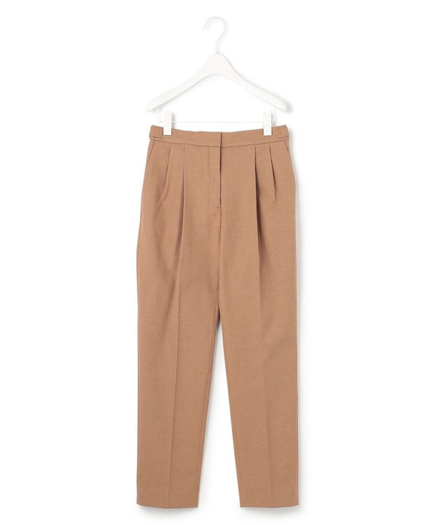 ICB L 【セットアップ対応・洗える】 LooseWeave テーパードパンツ レディッシュブラウン系