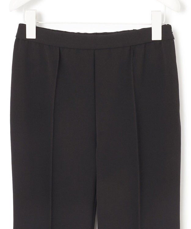 ICB 【体型補正機能付き】コンプレストジャージー ストレッチパンツ ブラック系