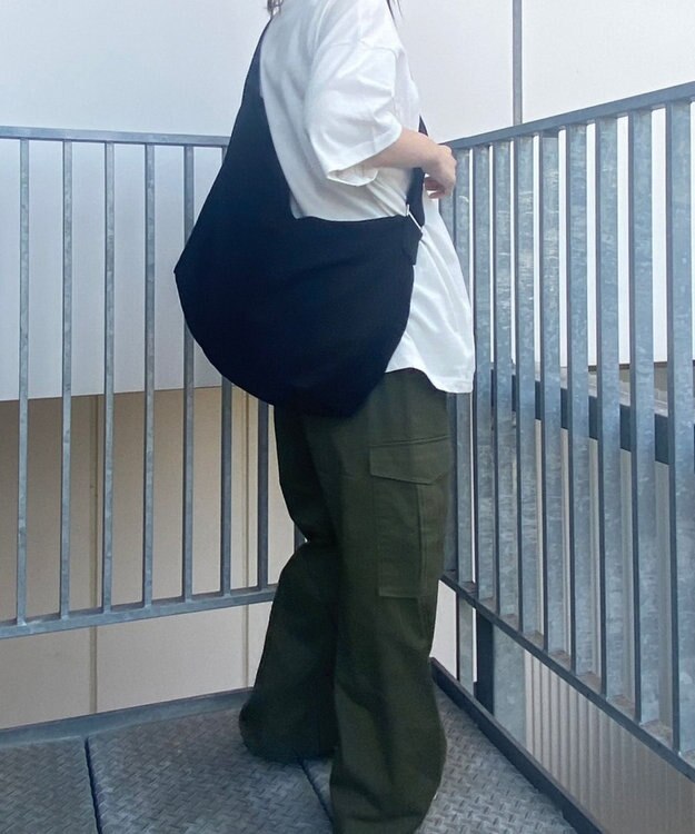 WEGO キャンバスBIGショルダー ブラック