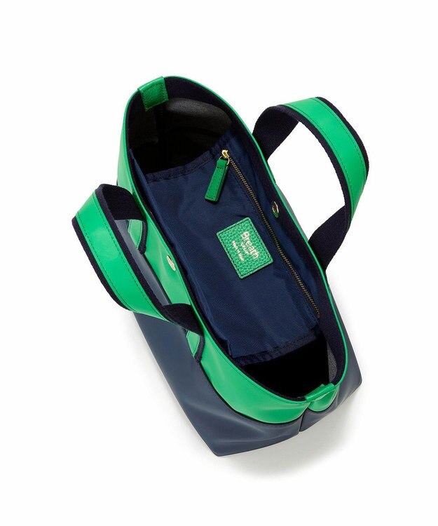 TOPKAPI 【Breath TOPKAPI】Bright ブライト カラーブロックミニ トートバッグ グリーン