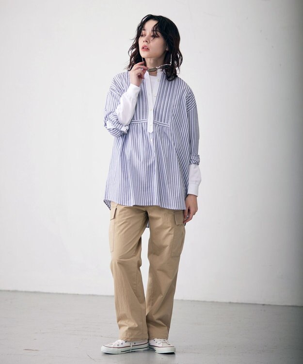 J.PRESS YORK STREET 【UNISEX】カーゴパンツ ベージュ系