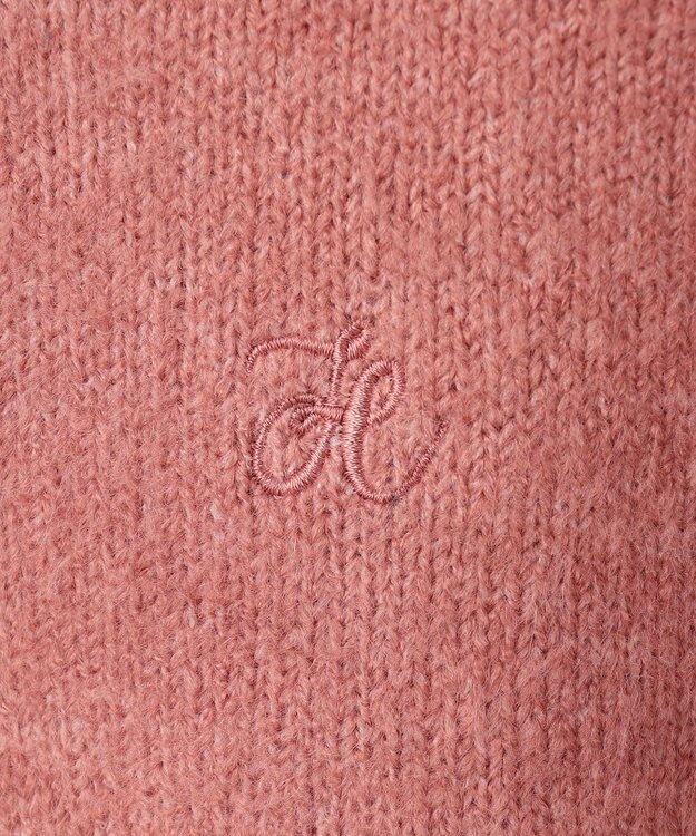 Feroux ハーフジップニット プルオーバー ピンク系