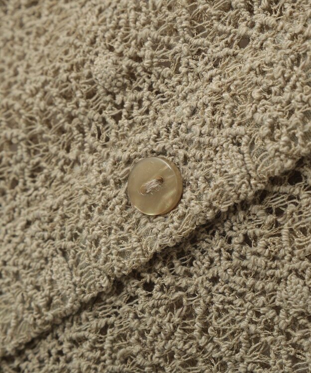 AMERICAN HOLIC レース5分袖カーディガン Beige