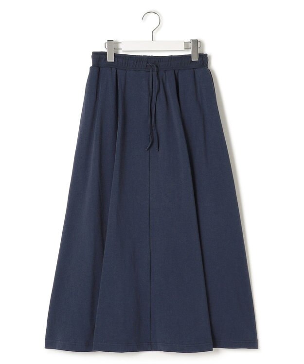 J.PRESS YORK STREET 【WOMEN】タックギャザー　スカート ネイビー系