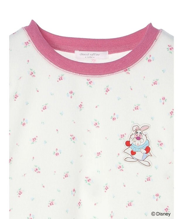 Green Parks アリス／小花ワッペンＴＥＥ Red