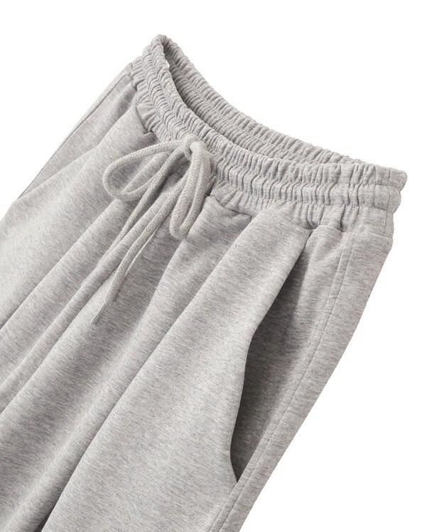 CRAFT STANDARD BOUTIQUE ダンボールニットタックパンツ Gray Mixture