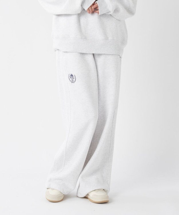 OP／FILA 【Kappa】ウェルネスデザイン ユニセックススウェットパンツ ホワイト