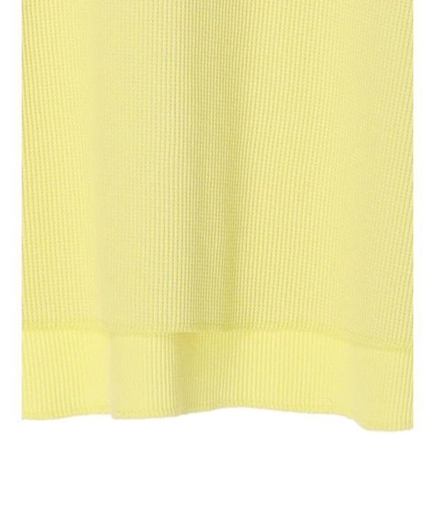 AMERICAN HOLIC スキッパーワッフルプルオーバー Yellow