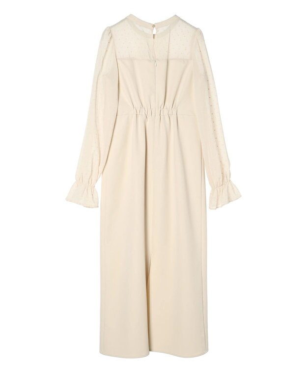 earth music&ecology シアードットドッキングワンピース Beige