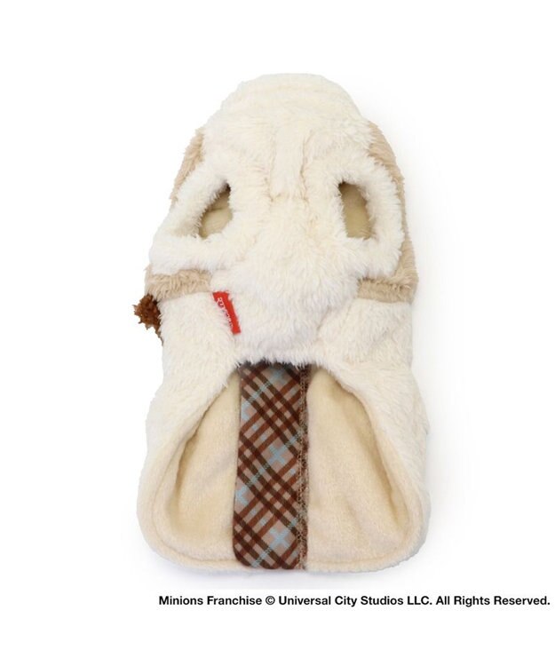 PET PARADISE ミニオン ティム  切替ジップベスト 小型犬 白～オフホワイト