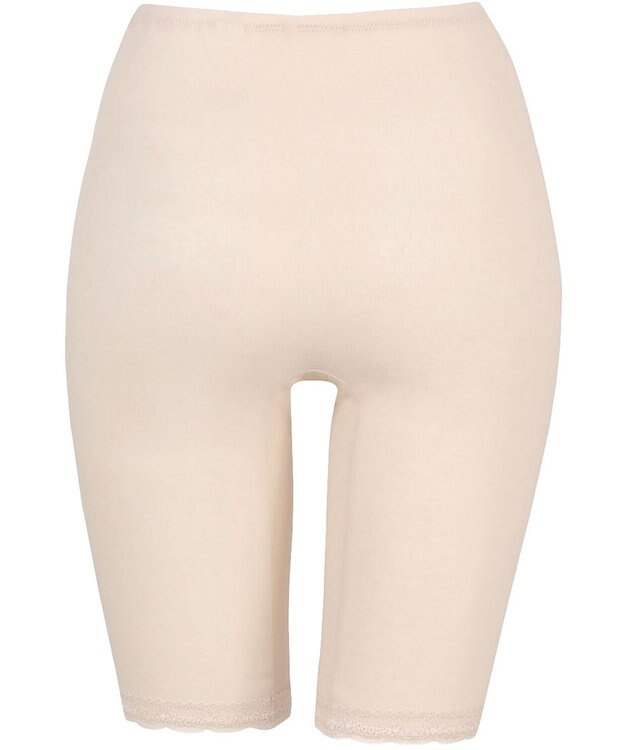 Wing インナー　【綿100％ シャリ感タイプ】　身生地部綿100％　ひんやりタッチ　ひざ上丈　ウイング／ワコール　ER6461 ベージュ