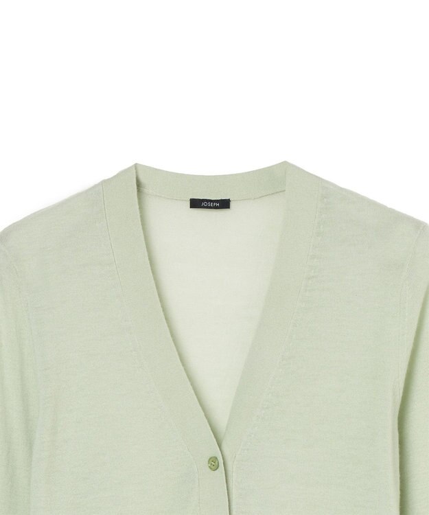 JOSEPH 【洗える】キャッシュエアー　カーディガン Matcha