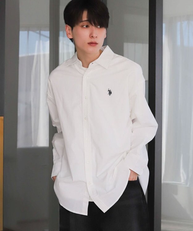 WEGO 別注USPOLOシャツ ホワイト