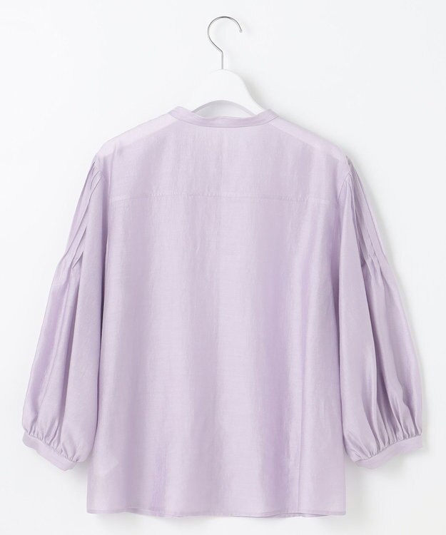 自由区 【洗える】エアーフロストタンブラー ブラウス パープル系