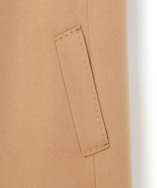 23区 S ウールカシミヤビーバー チェスター コート キャメル系