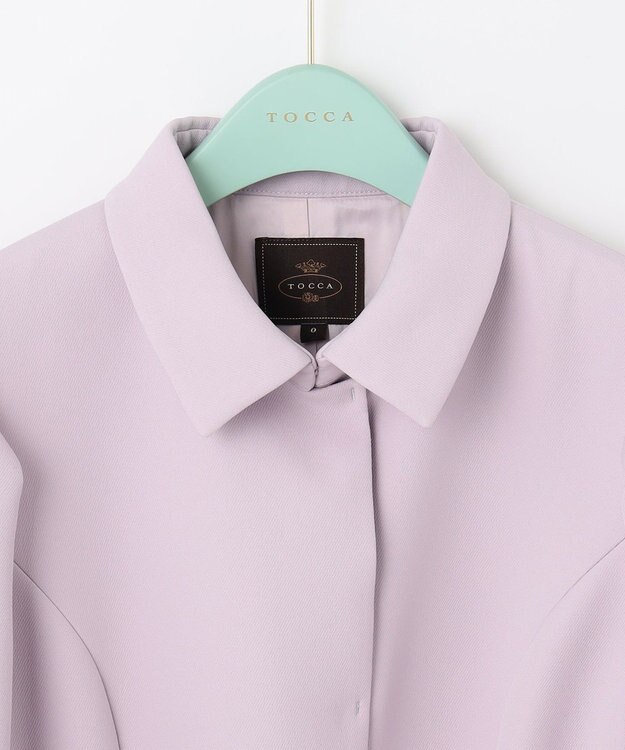 TOCCA 【洗える】CANVAS STORY ステンカラーコート ピンク系