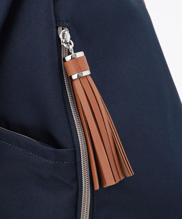 LA BAGAGERIE 【復刻リニューアル】口折れタッセル付きリュックサック　Sサイズ ネイビー