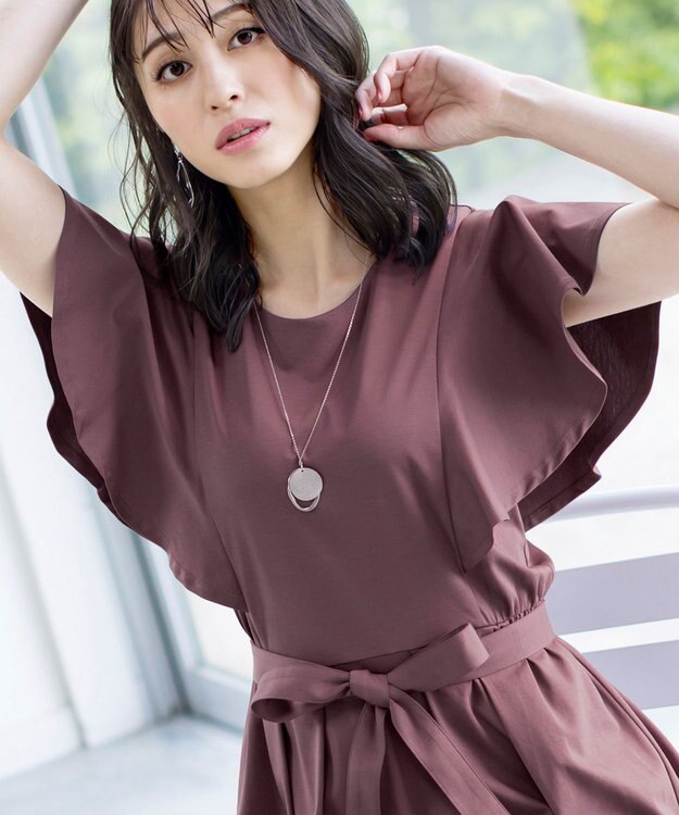 Tiaclasse 【安田美沙子さん着用・日本製】プレートリングネックレス シルバー