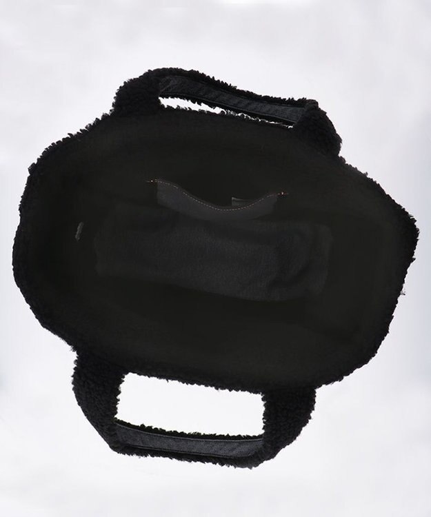 LeSportsac TWO WAY DENIM TOTE/ブラックデニム/ブラックシェルパ ブラックデニム/ブラックシェルパ