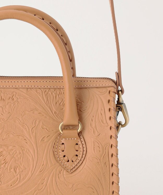 GRACE CONTINENTAL Mini Boston Bag キャメル