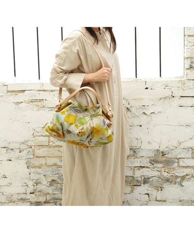 Regalo Felice 【ラメ入り生地が可愛い / 2way / 大容量】トート / REGALO YE(イエロー)