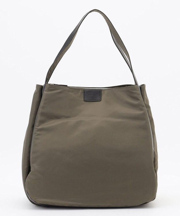 Y'SACCS スクエアすっきりトート Mサイズ カーキ