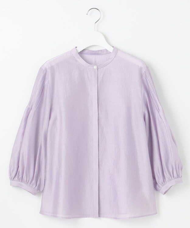 自由区 【洗える】エアーフロストタンブラー ブラウス パープル系