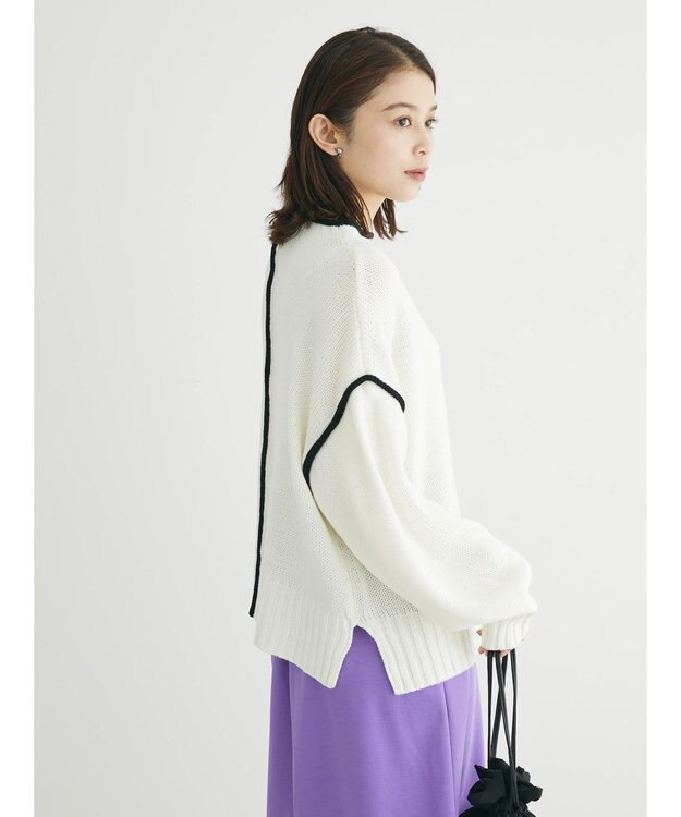 Green Parks ・Ｐｅｔｉｔ　Ｆｌｅｕｒ　ハイショクタートルニット Ivory