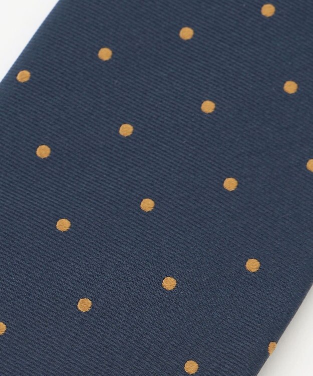 KASHIYAMA KASHIYAMAオリジナル【JAPAN MADE】ドットネクタイ オレンジ