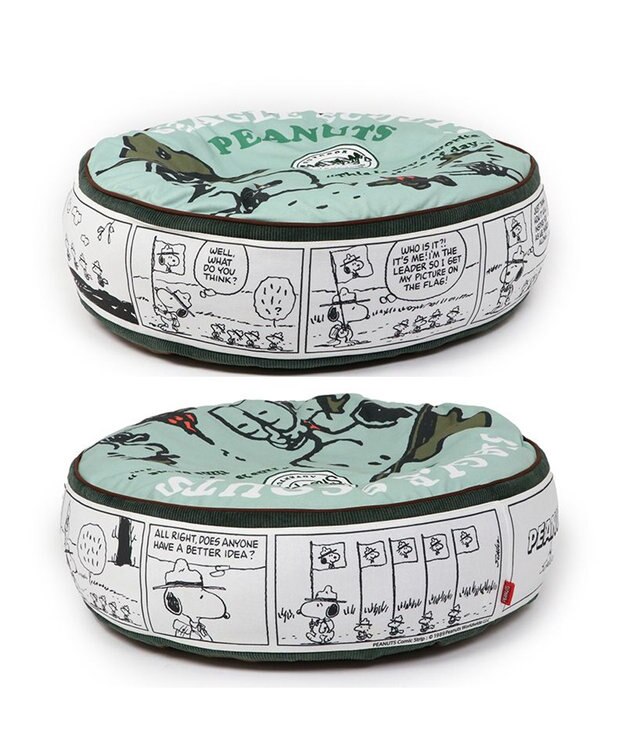 PET PARADISE スヌーピー クッション (60cm) ビーグルスカウト柄 50周年 ビーグルスカウト