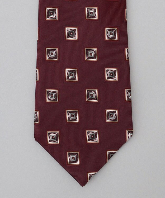 GOTAIRIKU 【日本製】西陣ネクタイ_小紋柄 レッド系4