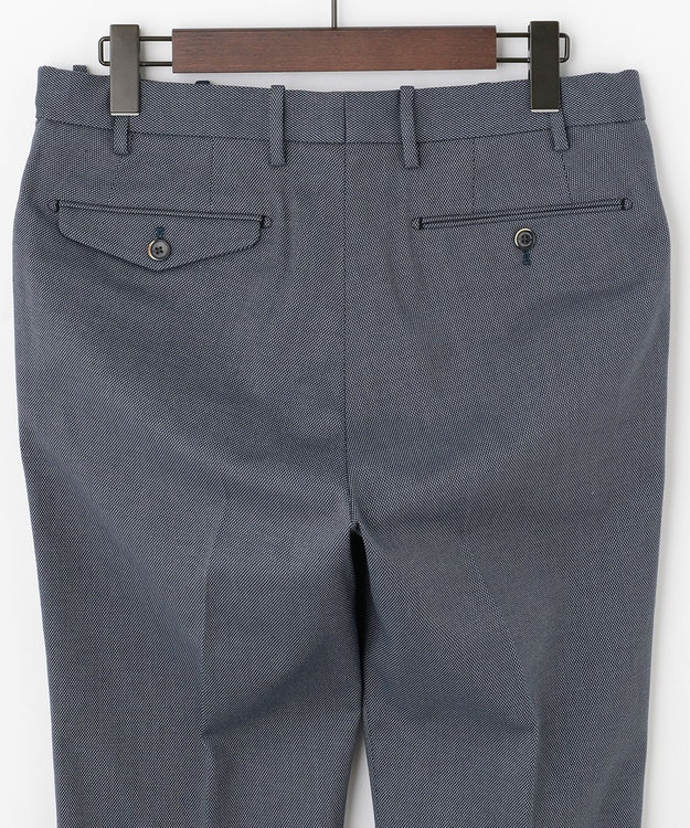 JOSEPH ABBOUD 【オーガニックコットン】シャンブレードビー パンツ ネイビー系