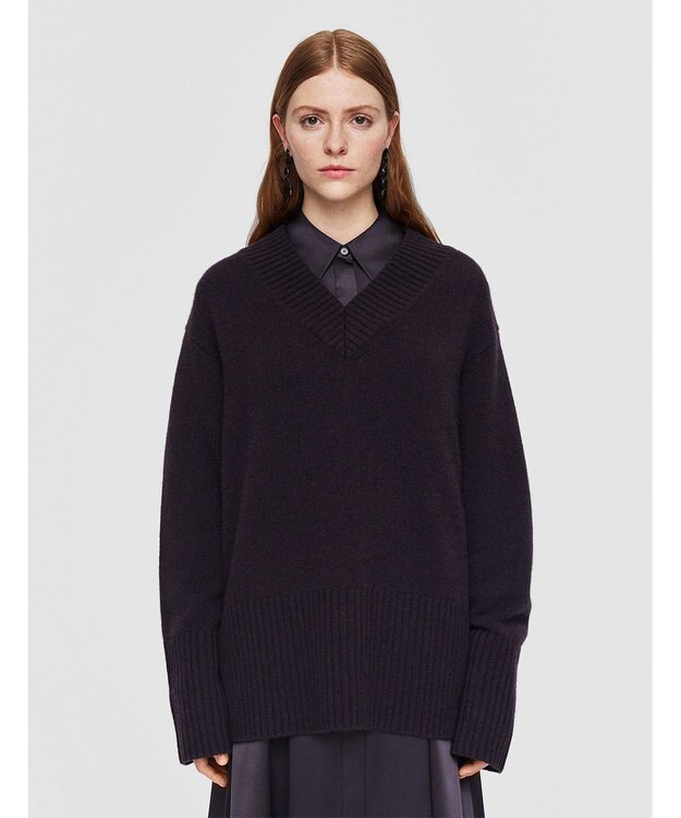 JOSEPH リュクスカシミヤ　Vネックニット Aurora